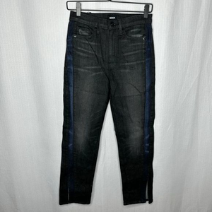 Hudson Black Zoeey High Rise Straight‎ Crop Jeans